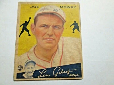 1934 Goudey #59 Joe Mowry Boston Braves  - Image 1 of 2