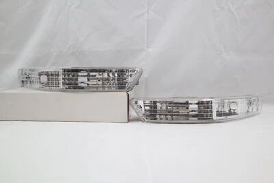 For 1998-2001 Acura Integra Clear Bumper Lights Parking Turn Signal Lamps Pair - Image 1 of 4