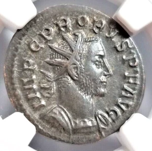Probus Roman Empire NGC Ch AU Ancient Aurelianianus Abundantia Cornucopia - Picture 1 of 24