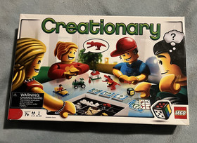 Lego 3844 Creationary Board Game Building Game Manual Instructions Mini Figure