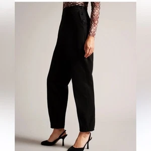 Ted Baker Barrel Trousers Pin Tuck 5 - Picture 1 of 16