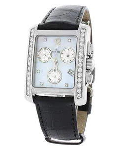 DISPLAY MODEL CONCORD SPORTIVO CHRONOGRAPH DIAMOND LEATHER BAND WATCH 14.H1.610S - Picture 1 of 5