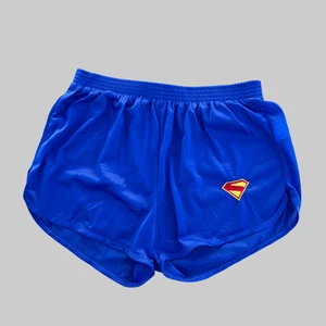 Custom embroidery Hero men Blue silkie original ranger panty short booty shorts - Picture 1 of 6