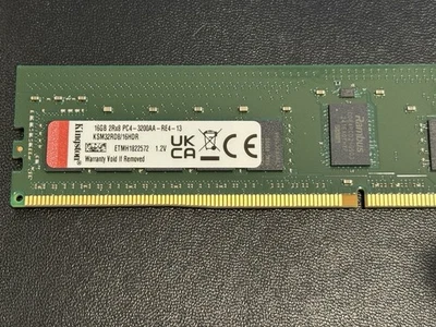 Kingston RDIMM 16GB DDR4 2Rx8 3200MHz PC4-25600 KSM32RD8/16HDR - Image 1 of 2