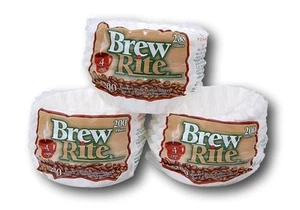 Brew Rite 4 Cup Coffee Basket Disposable Filters - 600 Ct - Picture 1 of 1