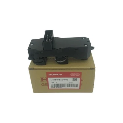 Interruptor de control de ventana maestro eléctrico OEM para Honda Civic 35750-SAE-P03 2001-2005 Foto 1 de 3