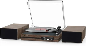 Boytone Vinyl Record Player with Dual Stereo Bookshelf Speakers Vintage Turntabl - Picture 1 of 8