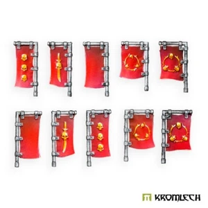 Kromlech Cyber Samurai Banners (10) Brand New KRCB356 - Picture 1 of 5