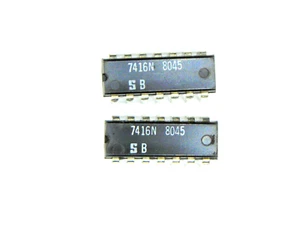 SB7416N  "Original" Signetics  14P DIP TTL IC  2  pcs - Picture 1 of 1