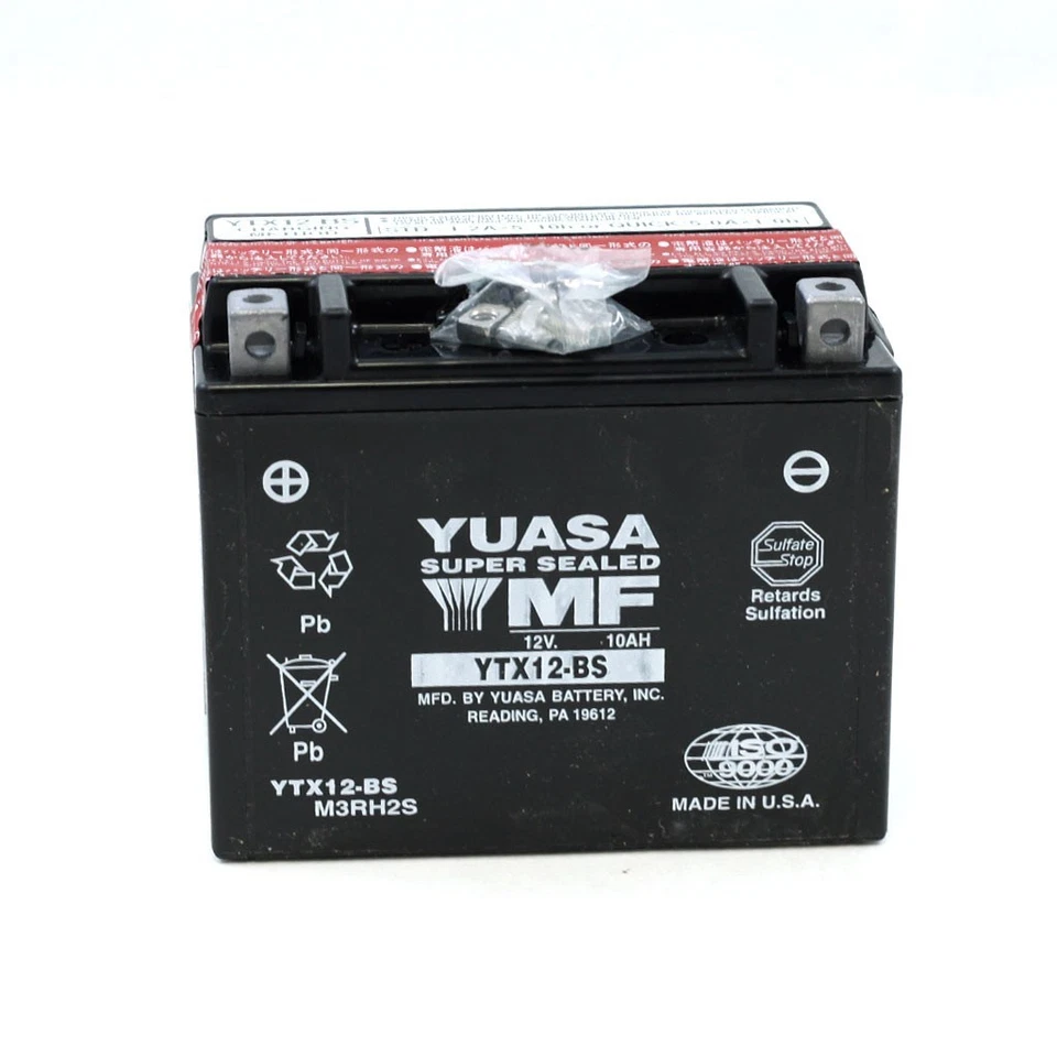 Yuasa VRLA Battery ARTIC CAT, CAN-AM, HONDA, SUZUKI, ATV YTX12-BS  — 第 1/1 张图片