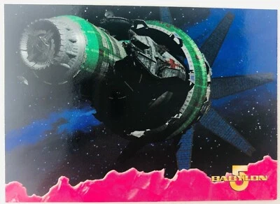 1996 Babylon 5 TV Show Trading Card by Fleer Skybox #55 Babylon 4 - Image 1 of 4