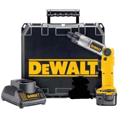DeWALT DW920K2 7.2V Cordless Angle Drill Driver - Battery, Charger & Case - Image 1 of 4