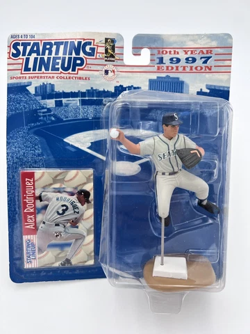 Alex Rodriguez 1997 Kenner STARTING LINEUP FIGURE SEATTLE MARINERS NEW WITH CARD Cover