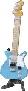 Nanoblock Electric Guitar Pastel Blue NBC346 - Picture 1 of 1