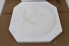 Ceramic Slip Mold 2 Piece 1976 Christmas XMas Dish Plate Decoration Byron Cast