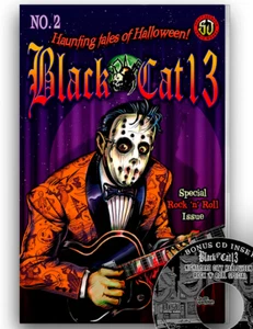 Cómics de terror de Halloween - BLACK CAT 13 #2 - CASI NUEVO/MT CD banda sonora de música adicional - Imagen 1 de 8