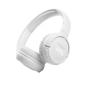 JBL JBLT510BTWHTAM Tune 510BT Wireless On-Ear Headphones, White - Photo 1 sur 6