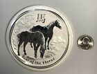 2014-P Australia 30 Dollar 1 kg 0,999 Silber Jahr des Pferdes. 