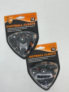 LOT OF 2 SofSole Football Cleats 3/4" Black w/Wrench Black FREE SHIP b - Picture 1 of 2