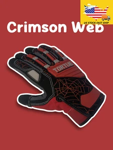 Craft Crimson Web Red CSGO Wearable Real Life Moto Gloves One Pair CS GO Game - Picture 1 of 9