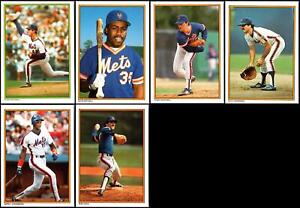 (6)  Topps Glossy  New York Mets Lot