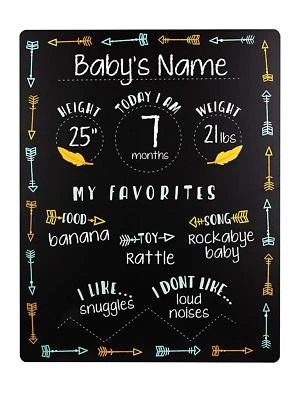 Tiny Ideas婴儿亮点每月黑板箭 — 第 1/4 张图片