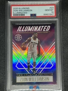 2020 Panini Illusions ZON WILLIAMSON #23 BELEUCHTET SSP PSA 10 EDELSTEINE MT Pelikane - Bild 1 von 2