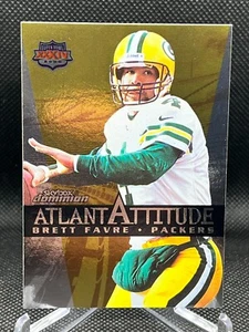 BRETT FAVRE 1999 Skybox Dominion #6 of 15 ATLANTA ATTITUDE Super Bowl XXXIV - Picture 1 of 2