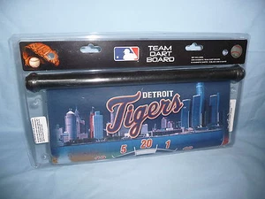 DETROIT TIGERS Team Dart Board Set + MAGNETIC DARTS by Rico NIP - Picture 1 of 2
