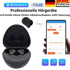 Aparaty słuchowe Bluetooth Aparat słuchowy Wzmacniacz słuchu Akumulator Cyfrowa aplikacja douszna - Zdjęcie 1 z 17