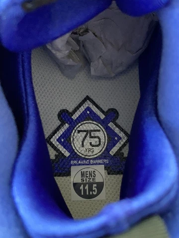 TB Rays Team Men Nike MLB Authentic Jackie Robinson 11.5  Baseball Shoe Cleats Cover