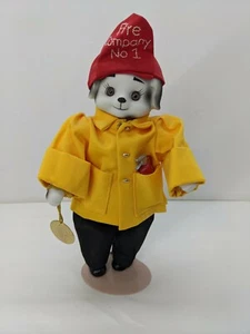 GOEBEL Karen Kennedy DOLLY DINGLE Doll CAPTAIN FIREBALL Fireman DOG ~ W/ Stand - Picture 1 of 7