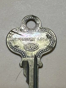 Ornate Vintage Key ILCO Independent Lock Co Fitchburg Mass 1011 - Picture 1 of 4