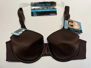 NWT Vanity Fair Body Caress Beauty Back Underwire Bra 75335 40C Brown - Picture 1 of 9