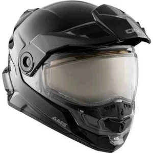 New CKX Mission AMS Snowmobile Helmet Electric Shield Black GLOSS LARGE - Picture 1 of 1
