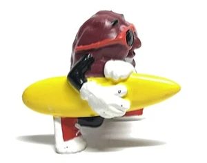 Vintage 1988 California Raisins Figure Surfer with Surf Board - Picture 1 of 6