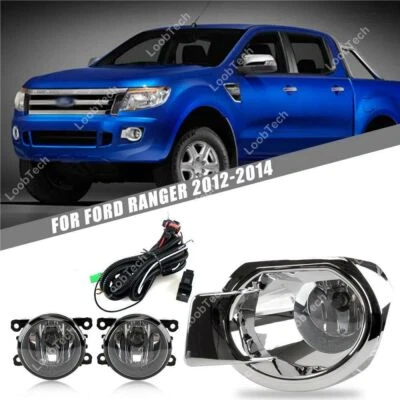 Halogen Fog Light Bumper Frame Cover Daytime Running Light For Ford Ranger 12-14 - image 1 of 4