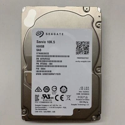 Seagate ST9600205SS 600GB 10000RPM SAS 6Gb/s 2.5“ HDD Hard Drive - Image 1 of 4