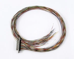 Microdot MCDM4-37P8B7-18.0 Mico D-Sub Stecker 37 Pos Kabel Konvolut 18" - Bild 1 von 5