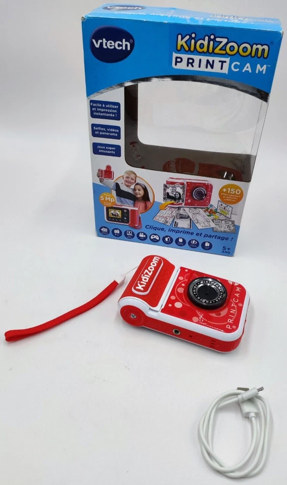 Defekt kein Druck VTech KidiZoom Kinderkamera mit Drucken Kamera Print Cam Rot - Bild 1 von 4