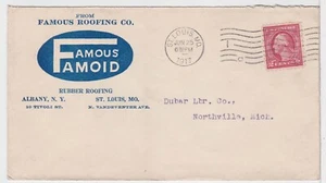 TurtlesTradingPost- St Louis, MO 1917- Famous Famoid Rubber Roofing AD Cover - Picture 1 of 1