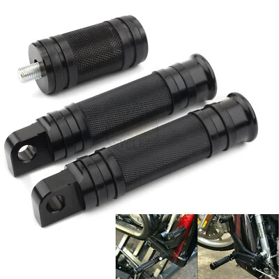 Pedal de clavija de cambio moleteada negra para Harley Touring Softail Dyna  Foto 1 de 4