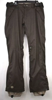 Pantalones Sessions para mujer negros de pierna recta cómodos informales para esquí snowboard L Foto 1 de 4