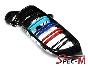 Rejilla delantera M Tri negra brillante tipo M4 para BMW F32 420i 428i 435i 2014+ cupé - Imagen 1 de 5