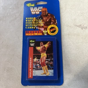 Tarjetas clásicas de la WWF Super Star 1991 ~ nuevas en paquete de tarjetas ~ Hulk Hogan - selladas - Imagen 1 de 3
