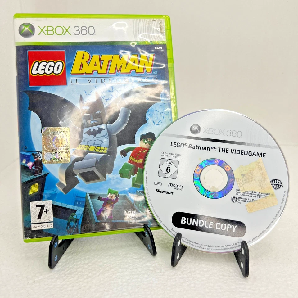 LEGO Batman Il Videogioco xbox 360 Microsoft PAL ITA completo manuale Italiano - Immagine 1 di 4