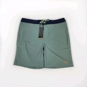 Pantalones Cortos de Secado Rápido Orvis Jackson Para Hombre Talla XL 9" Verde Entrepierna Nuevos con Etiquetas - Imagen 1 de 8