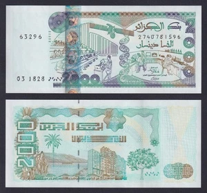 Billete Argelia 2000 dinares 2011 P 144 Fds / UNC - Imagen 1 de 2