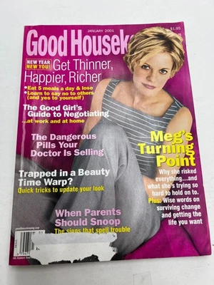 Good Housekeeping January 2001 - Get Thinner Happier, Richer Meg's Turning Point - Image 1 of 4