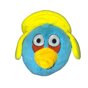 Sombrero amarillo de felpa de 6 pulgadas Angry Birds Seasons Blue Bird invierno - Imagen 1 de 7